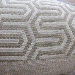 Designer Pillow Cover - 18 X 18- Caramel Flamestitch Jacquard - thumbnail 2