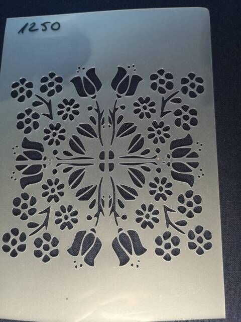 Flower Stencil, Flexible, Reusable, 125Micron, Wall Decor, Home Decor, Furniture Painting, Card Making, Craft Stencil From Bitofeverythingbyb