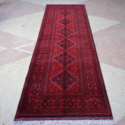 3X10 Afghan Wide Runner, 10.0 X 2.8 Ft, Top Quality, Handmade Turkoman Hall Way 100%wool Veg Dyes, Oriental Runner - thumbnail 2
