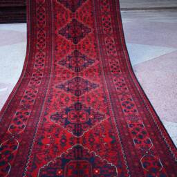 3X10 Afghan Wide Runner, 10.0 X 2.8 Ft, Top Quality, Handmade Turkoman Hall Way 100%wool Veg Dyes, Oriental Runner - thumbnail 4