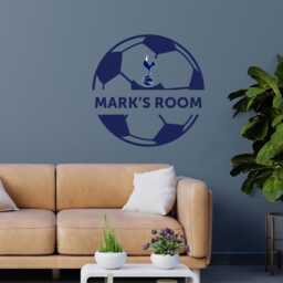 Tottenham Hotspur Football Club - Personalised Ball & Name Wall Decal - thumbnail 2