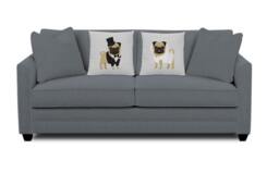 Wedding Pugs Pillows - Pug Set Of 2 Wedding Gift Pug Decor Bride & Groom Pugs - thumbnail 1