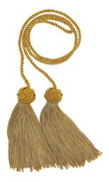 "Turkish Head Chair Tie Tassel Chairties, 3 3/4"" - 9.5cm, 27"