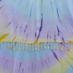 Dye Beach Towel, Turkish Peshtemal, Batik Towel, Surfer Towel, 38''x65 - thumbnail 2