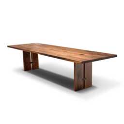 Magnolia Walnut Dining Table With Butterfly Ties - thumbnail 1