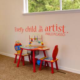 Every Child Is An Artist Decal - Art Wall Masterpieces Pablo Picasso Decal-Vinyl Sticker 121 - thumbnail 1