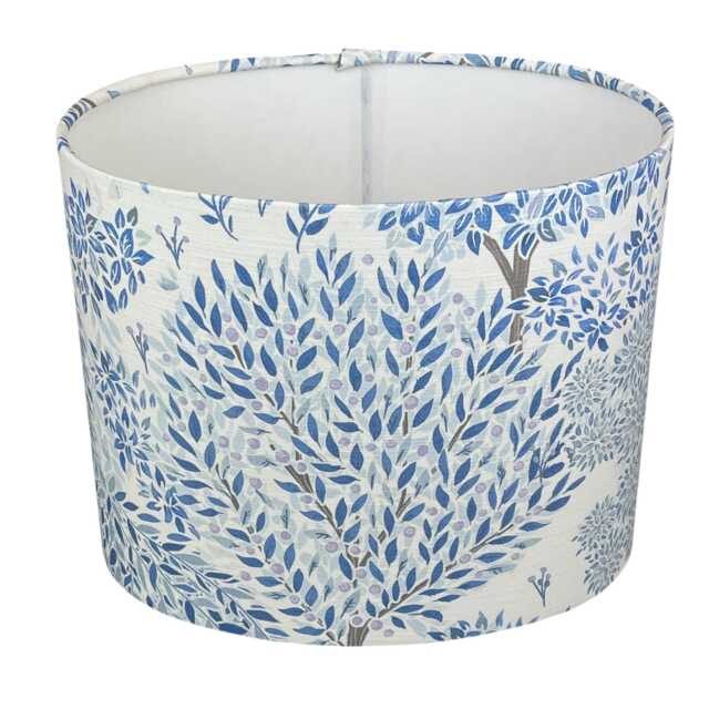Oval Somerset Blue Handmade Lampshade, Lampshades, Table Ceiling Lamp Shades, Shade - image 1