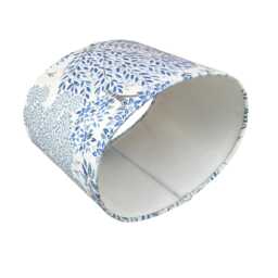 Oval Somerset Blue Handmade Lampshade, Lampshades, Table Ceiling Lamp Shades, Shade - thumbnail 3