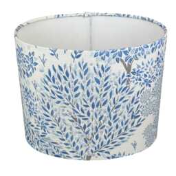 Oval Somerset Blue Handmade Lampshade, Lampshades, Table Ceiling Lamp Shades, Shade