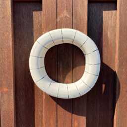 Handmade Ceramic Wall Mirror Funky Home Decor 8, 2 Inches - thumbnail 4