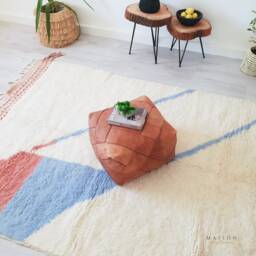 Moroccan Rug, Beni Ourain Rug 5.1 Ft X 8.2 - thumbnail 3