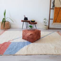 Moroccan Rug, Beni Ourain Rug 5.1 Ft X 8.2 - thumbnail 2