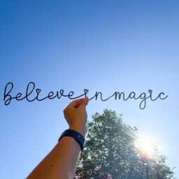 Believe in Magic Wire Wall Art Handmade Aluminum Sign - thumbnail 2