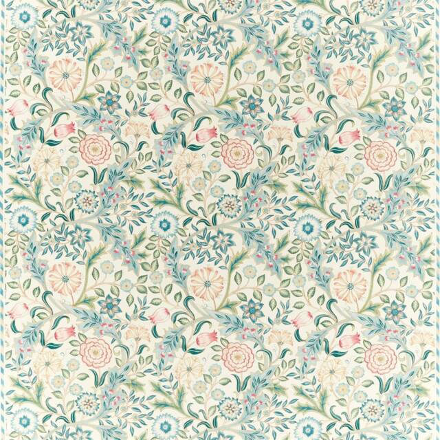 Morris & Co Wilhelmina Door Curtain Ivory
