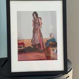 Tracey Emin Portrait Print National Gallery Framed Black Stunning - thumbnail 2