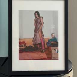 Tracey Emin Portrait Print National Gallery Framed Black Stunning - thumbnail 3