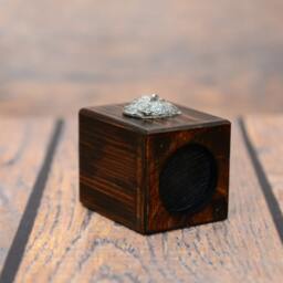 West Highland White Terrier - Wooden Candlestick With Dog, Souvenir, Decoration, Limited Edition, Collection - thumbnail 3