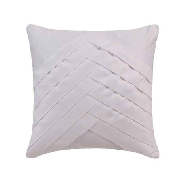 "Decorative Pintucks, Textured, Striped Couch Cushion Cover 16""x16" - image 1