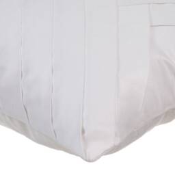 "Decorative Pintucks, Textured, Striped Couch Cushion Cover 16""x16" - thumbnail 2