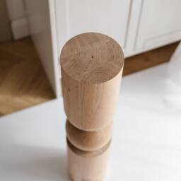 Handmade Wooden Table Legs H690mm Unfinished Ash, Oak, Birch - thumbnail 3