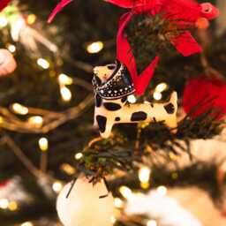 Ceramic Dachshund Lucky Dog Ornament Handcrafted Good Luck Charm - thumbnail 4