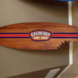 Custom Surfboard Wall Decor Hawaiian Beach Art - 48 - thumbnail 2