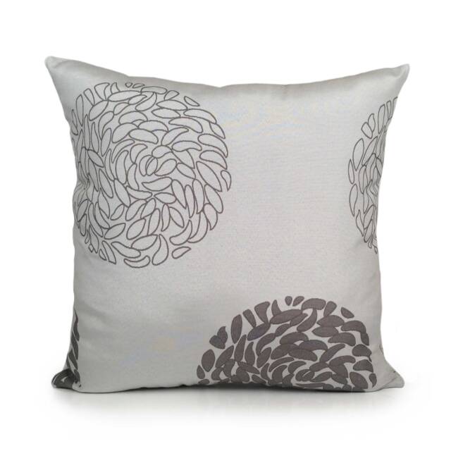 Gray/Off White/Light Gray Throw Pillow Covers, Modern Decorative Cushion Trendy Cotton Blend Cover, Farmhouse Boho Pillowcase - image 1