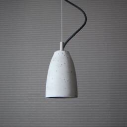 Concrete Hanging Lamp , Industrial Style Led Ceiling Light - thumbnail 2
