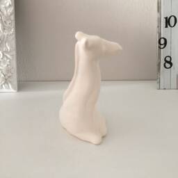 Ceramic Giraffe, Ready To Paint, Miniature, Wild Animals, Home Decor, Housewarming Gift, Gift For Kids, Figurines, Art Paint - thumbnail 3