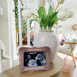 Love At First Sight Picture Frame Ultrasound New Baby Gift Sonogram - thumbnail 4