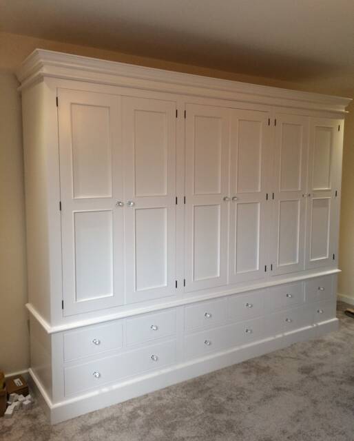 Wardrobe - 6 Door 9 Drawer Edwardian Style - image 1