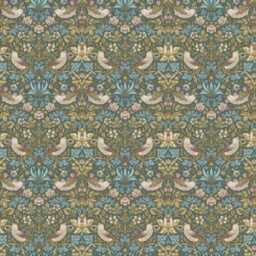 Burnt Orange Velvet Drum Lampshade/ Ceiling Shade William Morris Strawberry Thief Teal Interior - thumbnail 2