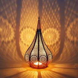 Handmade Brass Lamp Moroccan Table Lamp, Modern Small Table Lamp, Boho Decor Decor, Desk Night Light Oriental Brass Lamp