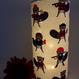Woodland Nursery Decorations, Lumberjack Decorations Animals Lamp, D??cor Kids Room Forest Decor - thumbnail 3