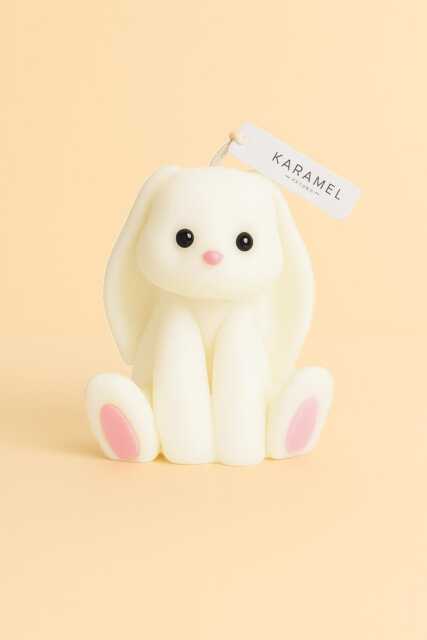 Handcrafted Soy Wax Rabbit Candle Animal Lover Gift - image 1