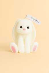 Handcrafted Soy Wax Rabbit Candle Animal Lover Gift - thumbnail 1