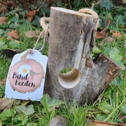 Garden Bird Feeder - Gift Natural Bird Food Eco Friendly Birds Garden Christmas Stocking Filler Grandad Nana - thumbnail 3