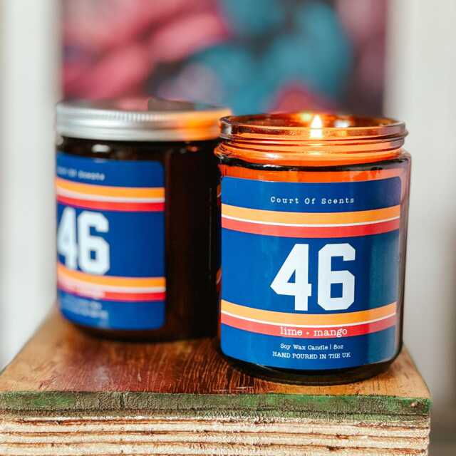 46 Lime & Mango Scented Candle, Bookish Hockey Romance - image 1