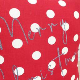 Merry Christmas Cushion~Polka Dot Festive Pillow~xmas Throw Pillow~Happy Christmas~Christmas Decor~Christmas Decorations~Cushions UK - thumbnail 2