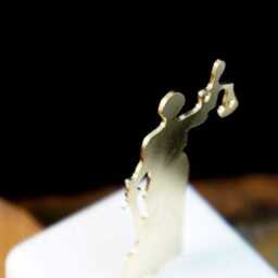 Gold Statue Of Lady Justice, Gold-Plated Bronze Sculpture, Home Decor Sculpture On Marble Base - thumbnail 3