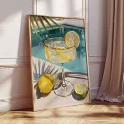 Margarita Poster, Cocktail Drink Print, Mexican Bar Wall Art, Alcohol Decor, Recipe Kitchen Prints, Party Posters - thumbnail 2