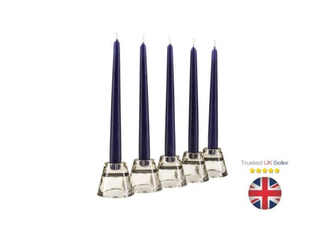 Tapered Dinner Candles Non-Drip Candels Home Party Church Bistro UK - image 1