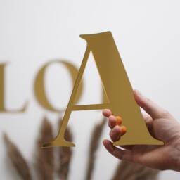 Personalised Acrylic Sign, Large Mirror Names Laser Cut Name Sign For Nursery Or Event Decor Custom Sign Wall Art Plaque - thumbnail 2