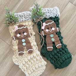 Christmas Stocking - Handmade Stockings Nellas Cottage Farmhouse Heirlooms Keepsakes - thumbnail 2