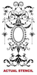 Wall Stencil Versailles Grand Panel - Amazing Detail Elegant French Decor - thumbnail 4