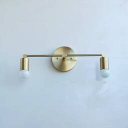 Solid Brass Wall Sconce Light, Modern Mid Century Light, Ul Listed, No.0354 - thumbnail 4