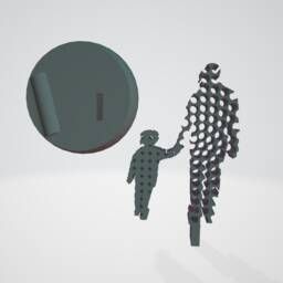 Father & Son Stl - Holes Art - thumbnail 2