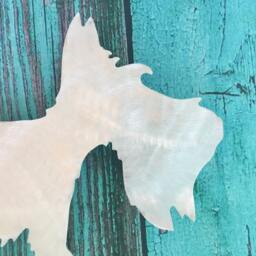 Scottish Terrier, Scottie Dog Christmas, Tree Topper, Holiday Decoration, Aluminum, Star, Handmade, Metal, Art, Gift Ideas, Dog Lovers - thumbnail 3