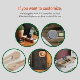 Modular Beech Wood Desk Organizer, Phone & Pen Holder - thumbnail 2