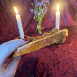 Wheel Of The Year Incense Stick Holder, Pagan, Wiccan, Beltaine, Imbolc, Lammas, Ostara, Mabon - thumbnail 4